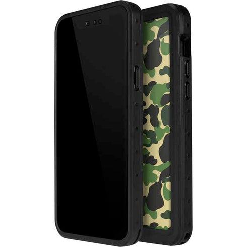 Green Street Camo iPhone 15 Waterproof Case